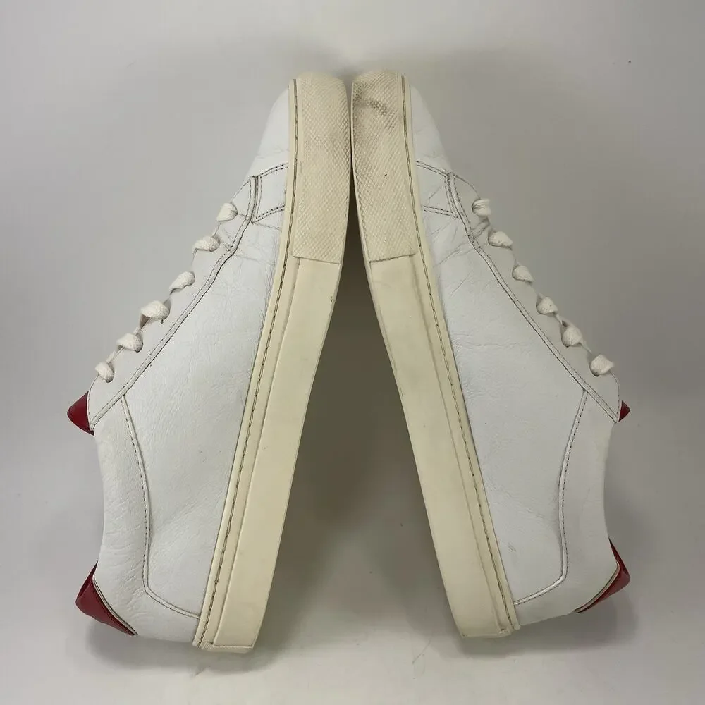 Koio Capri Womens Size 9 EU 39 White Leather Low Top Luxury Sneakers Italy